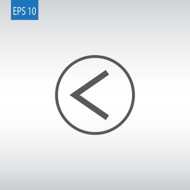 önceki, geri ok simgesi