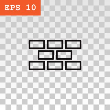 İnşaat tuğla simgesi