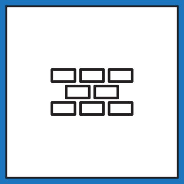 İnşaat tuğla simgesi