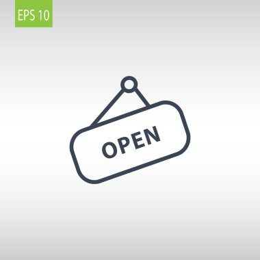 işareti açık web simgesi