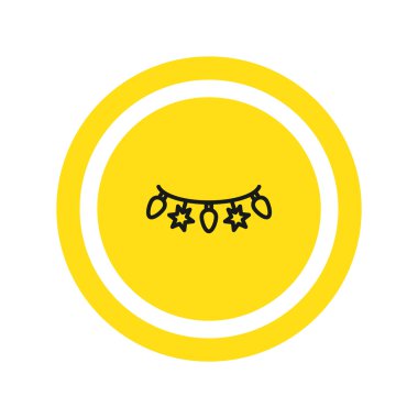 Noel çelenk simgesi