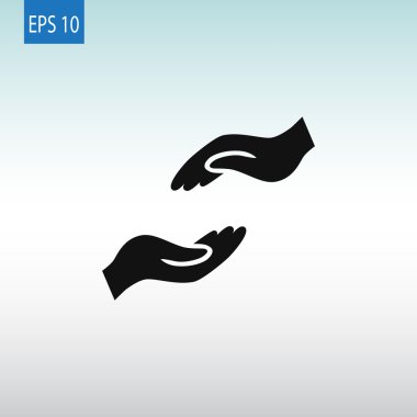 Yardım eller simgesini