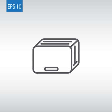 mutfak ekmek kızartma makinesi simgesini