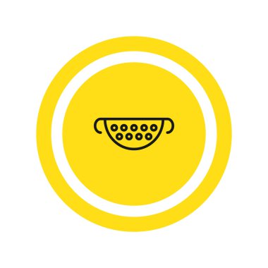 mutfak kevgir kap simgesi