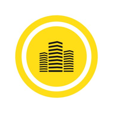 Çok öykülü bina simgesini