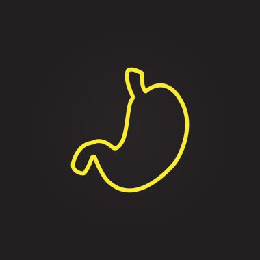 İnsan mide organı simgesi