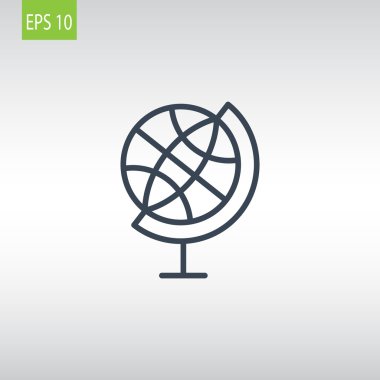 Coğrafya küre simgesi