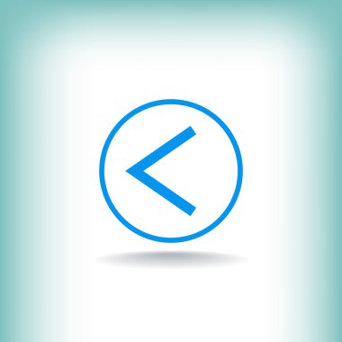 önceki, geri ok simgesi