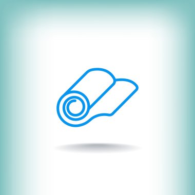 rulo duvar kağıdı simgesinin