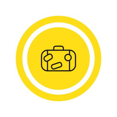 Turizm Seyahat bavul simgesi