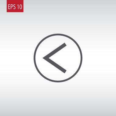 önceki, geri ok simgesi