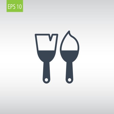 Boya fırçaları aracı simgesini