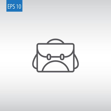 okul çantası simgesi