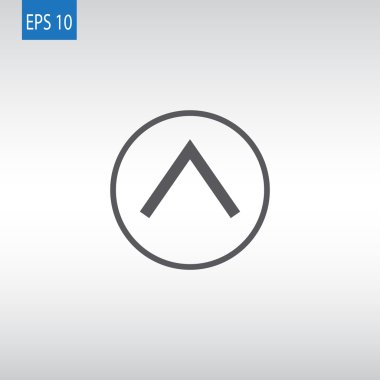 yukarı gezinti ok simgesi