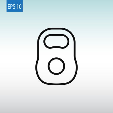 Spor ağırlık kettlebell simgesi