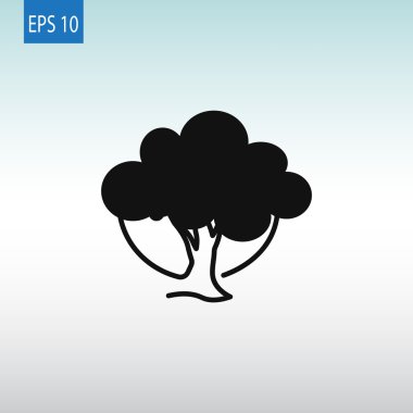 soyut ağaç simgesi