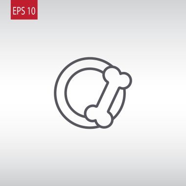 kase için gıda hayvan simgesi