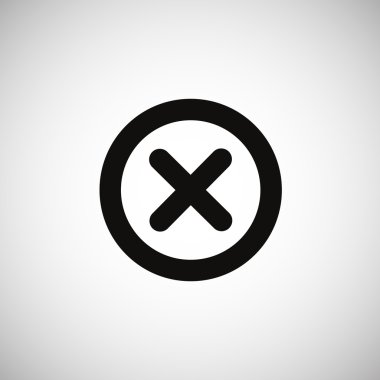 Yanlış işareti web simgesi