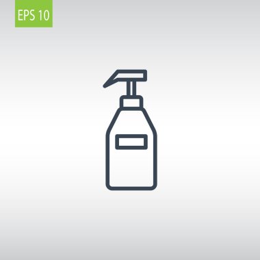 Jel, köpük veya sıvı sabun simgesi