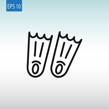 Yüzme, Dalış palet simgesi