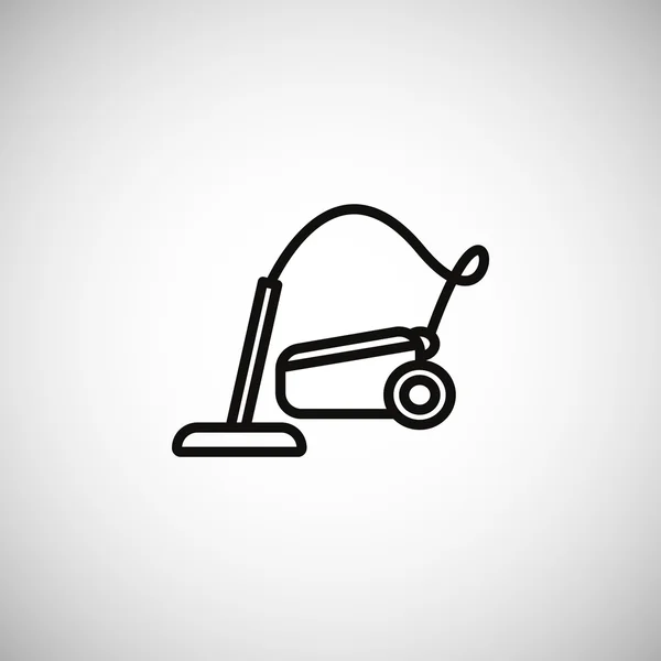 Household vacuum cleaner icon — Stock Vector
