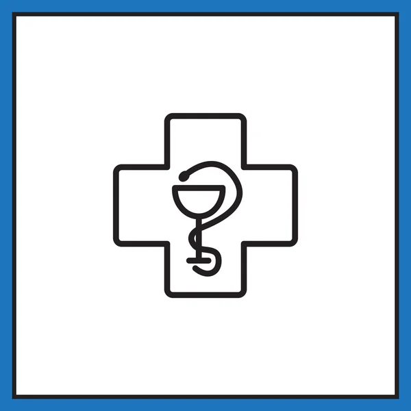 Медичні хрест-ікона — стоковий вектор