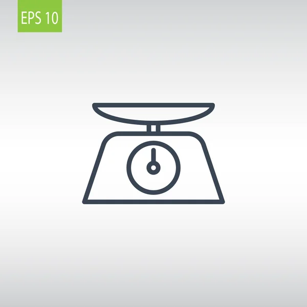 Kitchen scale icon — Stock Vector