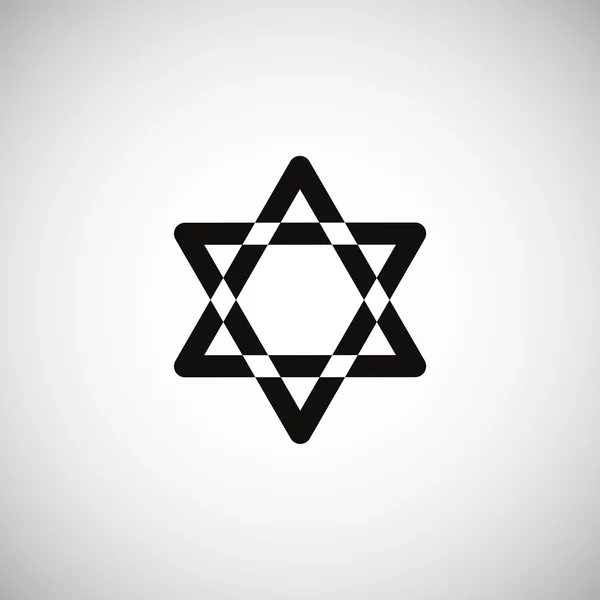Икона Звезды Давида . — стоковый вектор