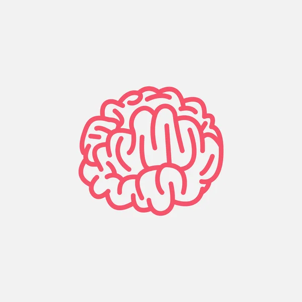 Ícone do cérebro humano —  Vetores de Stock