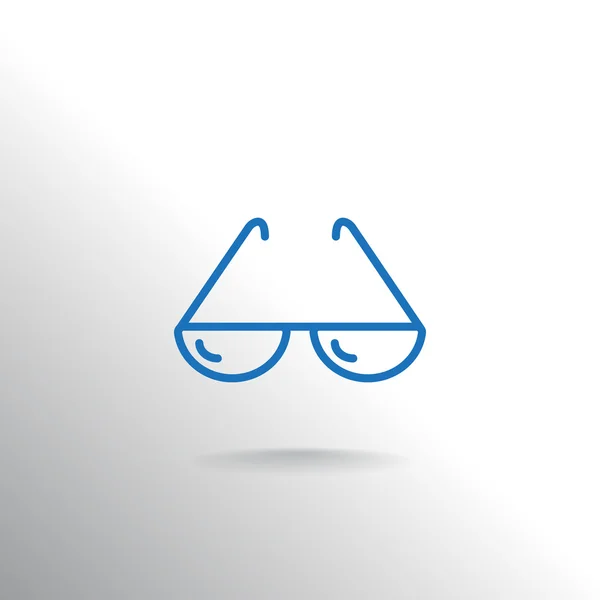 Icône web lunettes de soleil — Image vectorielle