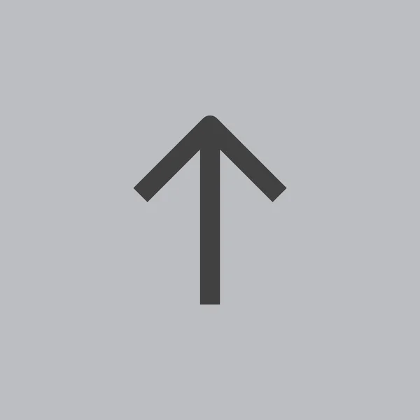 Flèche de navigation vers le haut icône — Image vectorielle