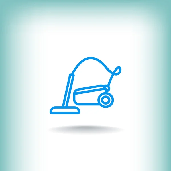 Household vacuum cleaner icon — Stock Vector