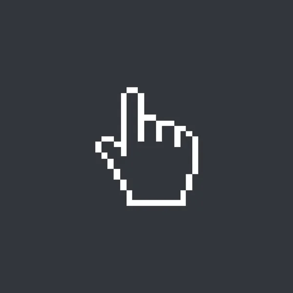 Hand-Cursor-Symbol — Stockvektor