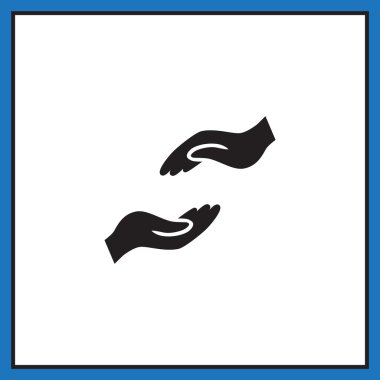 Yardım eller simgesini