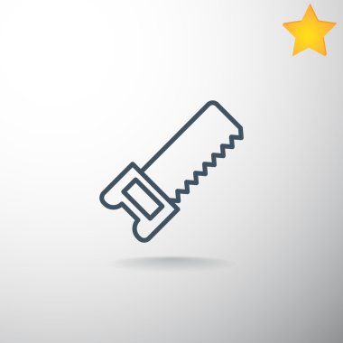 demir testeresi aracı simgesini