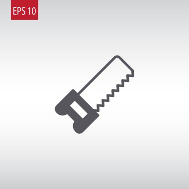 demir testeresi aracı simgesini