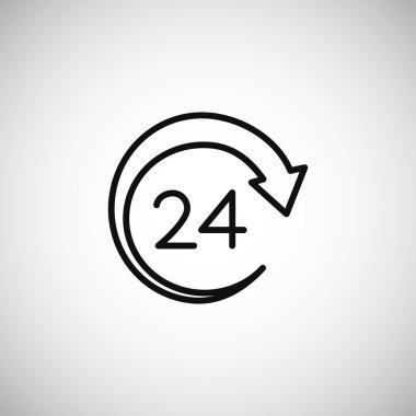 24 saat simgesi