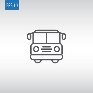 okul servisi simgesi