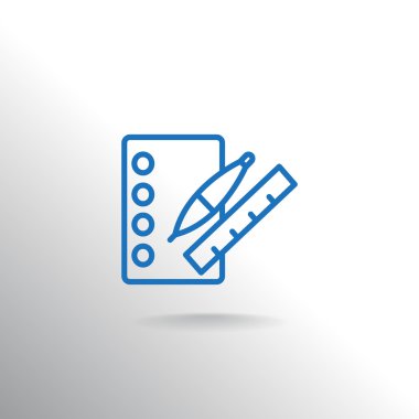 Not defteri simgesi eğitim araçları