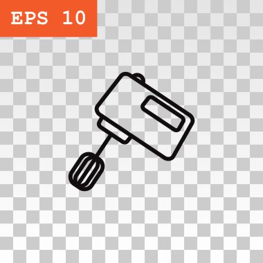 Mutfak karıştırıcı simgesi