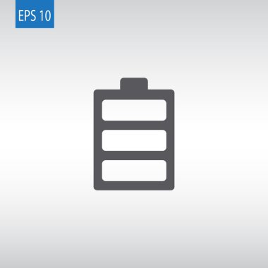 tam dolu pil simgesi