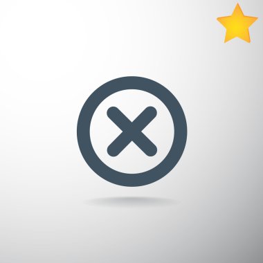 Yanlış işareti web simgesi