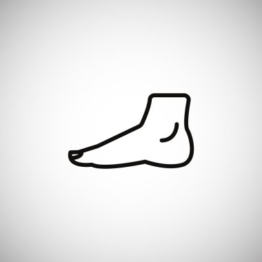 İnsan ayağı simgesi 