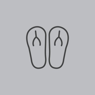 plaj terlikleri simgesi