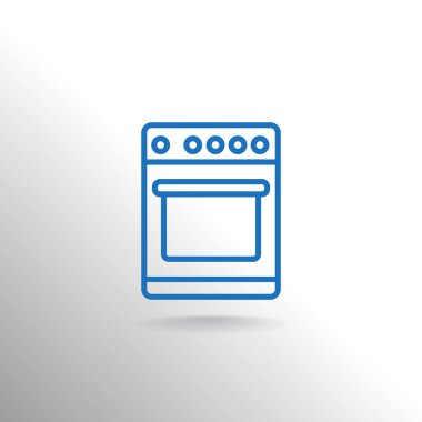 Mutfak sobası simgesi