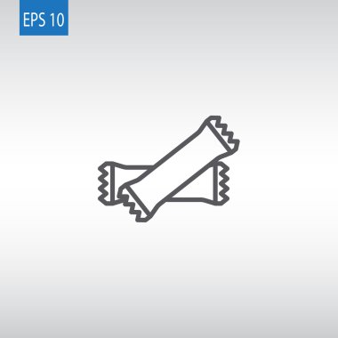 Polietilen paket simgesi