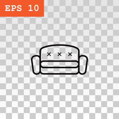 kanepe mobilya simgesi