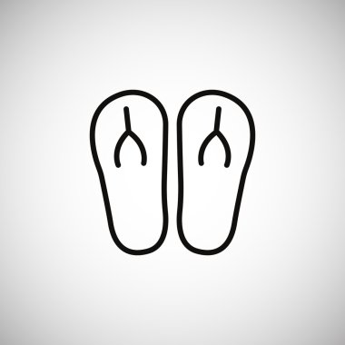 plaj terlikleri simgesi