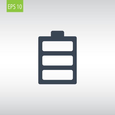 tam dolu pil simgesi