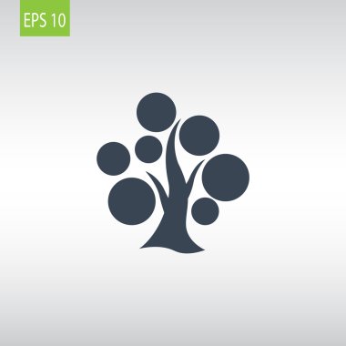 soyut ağaç simgesi